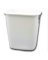 * 14QT WHITE VANITY WASTEBASKET