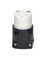 CONNECTOR IND 15A 125V BLACK