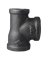 TEE BLK MALLEABLE 1X3/4X1