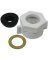 ProSource PMB-472 Ballcock Nut, Plastic, White, For: Ballcock