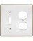 Eaton Wiring Devices 2138W-BOX Standard Combination Wallplate, 2-Gang,