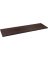 Knape & Vogt 1980 ESP 8X24 Series Shelf Board, 24 in L, 8 in W, Espresso, For: KV Standard/Bracket S