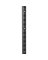 Knape & Vogt 82 BLK 39 Series Shelf Standard, Black, 450 lb, 14 ga Thick Material, 1-1/16 in W, 39 i