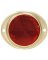 REFLECTOR AUTO ALUM RED 3IN
