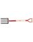 FORK GARDEN SPADE 4TINE HDL 30