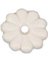 WHITE ROSETTE BUTTON 100PCK