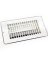 WHITE 4X8 FLOOR REGISTER