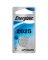 Energizer ECR2025BP Coin Cell Battery, 3 V Battery, 170 mAh, CR2025 Battery,