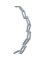 A15882 DBLELOOP #3X20 ZNC CLAM