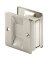 PULL POCKET DOOR SATIN NICKEL