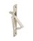 PULL POCKET DOOR SATIN NICKEL