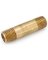 1/2"X2-1/2" PIPE NIPPLE BRASS