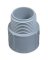 Carlon E943JRR Conduit Adapter, 2 in Male, 2.71 in Dia, 2.09 in L, PVC, Gray