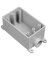 Carlon E980DFN-CTN Switch Box, 1 -Gang, 1 -Outlet, PVC, Gray