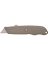 HYDE 42070 Utility Knife, Zinc Blade, Textured Handle, Gray Handle