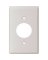 COO-5131W 1G RECEP PLATE WHITE W