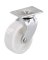 Shepherd Hardware 9041 Swivel Caster, 2 in Dia Wheel, Plastic Wheel, White,