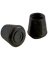 TIP LEG FURN 1IN BLK RUBB