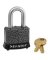 PADLOCK STL KD VRTCLR 1-1/8IN