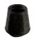 Shepherd Hardware 9762 Furniture Leg Tip, Round, Rubber, Black, 1 in Dia