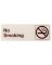 3x9 No Smoking Sign