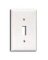 COO-5134W SINGLE SWITCH COVER 1G