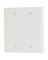 2137W-BX 2G BLANK PLATE WHITE