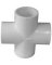 1-1/4" CROSS PVC SCH40