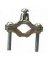 Halex 36010 Ground Clamp, 10 to 2 AWG Wire, Bronze