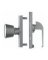 DOOR LATCH TULIP/KNOB ALUM