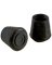 TIP LEG FURN 1-1/4IN BLK RUBB