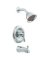 TUB-SHOWER FAUCET SNGL CHROME