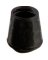 Shepherd Hardware 9746 Furniture Leg Tip, Round, Rubber, Black, 1-1/4 in Dia