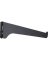 BRACKET SHELF STEEL 10IN BLACK