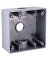 BOX OUTLET ALUM 2G 32CU IN GRY