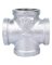 CROSS MALLEABLE GALV 1-1/4
