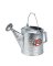 Behrens 210RH Watering Can with Red Wooden Handle, 2.5 gal Can, Steel, Gray,