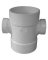 TEE DOUBLE SANITARY 4X4X2X2