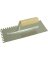 QLT 973 Trowel, 11 in L, 4-1/2 in W, Square Notch, Straight Handle