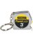 STANLEY 39-130 Measuring Tape, 3 ft L Blade, 1/4 in W Blade, Steel Blade,