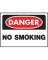 DANGER NO SMOKING SIGN B/W 10X14