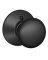 KNOB DUMMY PLYMOUTH MATTE BLK