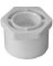 LASCO 437210BC Reducing Bushing, 1-1/2 x 3/4 in, Spigot x Slip, PVC, White,