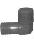 1"MPT X BARB ELBOW POLY