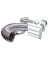 DRYER VENT 4INX8FT ALUM WITH HOO