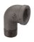 ELBOW 90 DEG BLACK STREET1-1/4