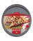 Goodcook 04036 Pizza Pan, Oval, 11-3/4 in Dia, 16.4 in L, 14-1/2 in W, Steel