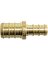 COUPLER PEX 1/2INX3/8IN BRASS