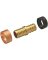 COUPLING PEX TRANS BRASS 1/2IN