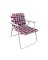 Seasonal Trends AC4007-REDFolding Web Chair - Red; 23.62 in D; 250 lbs